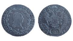 20 Krejcar František I. 1811 B Kremnica