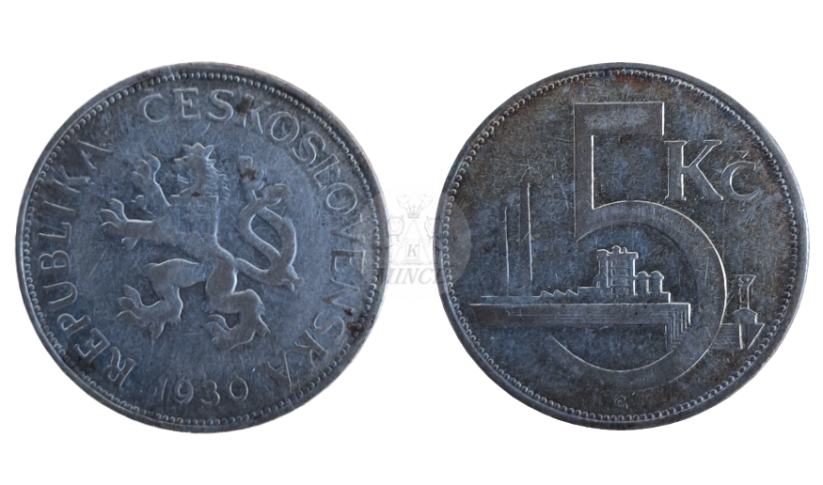 5 koruna 1930