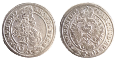 3 krejcar Leopold I. 1696 Břeh 3 krejcar Leopold I. 1696 Břeh