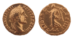 aureus císařství Antoninus Pius