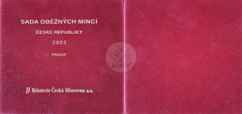 Sada oběžných mincí ČR 2003 PROOF