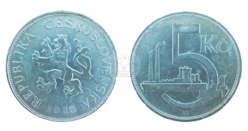 5 Kč 1928 RARE!