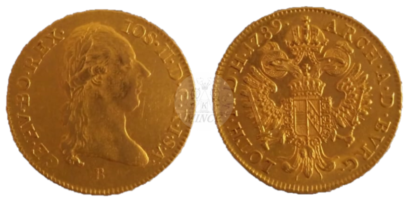 Dukát Josef II. 1789 B Kremnica