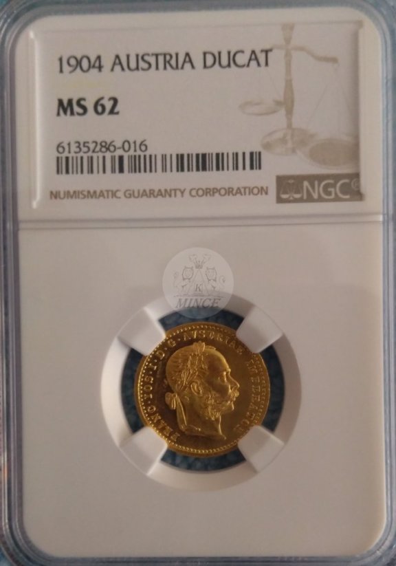 Dukát 1904 František Josef I. UNC