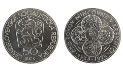 50 Kčs 1978 650. výročí mincovny