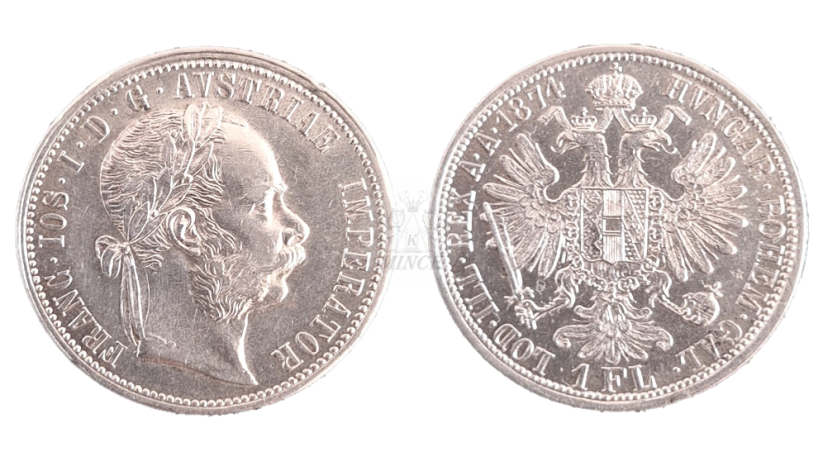 zlatník 1874 František Josef I. 
