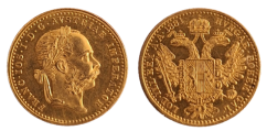 Dukát František Josef I. 1881 