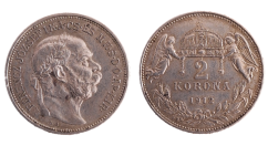 2 koruny 1912 KB 