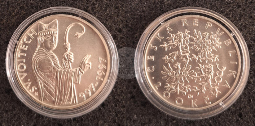 200 Kč 1997 Tisící výročí úmrtí sv. Vojtěcha