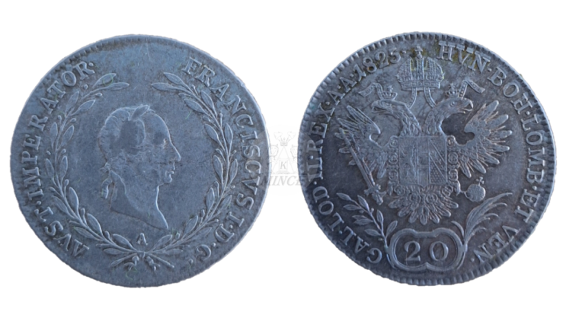 20 Krejcar František I. 1825 A Vídeň