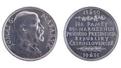 Medaile 1935 T. G. Masaryk