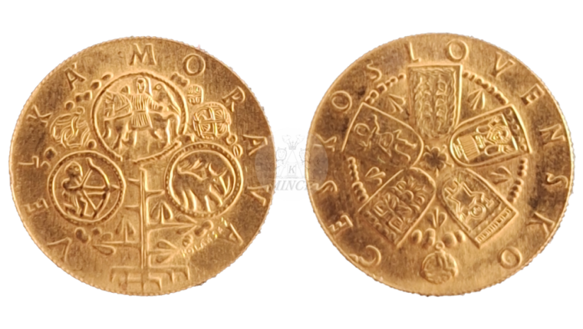 Dukát Velká Morava 1972 Kolářský