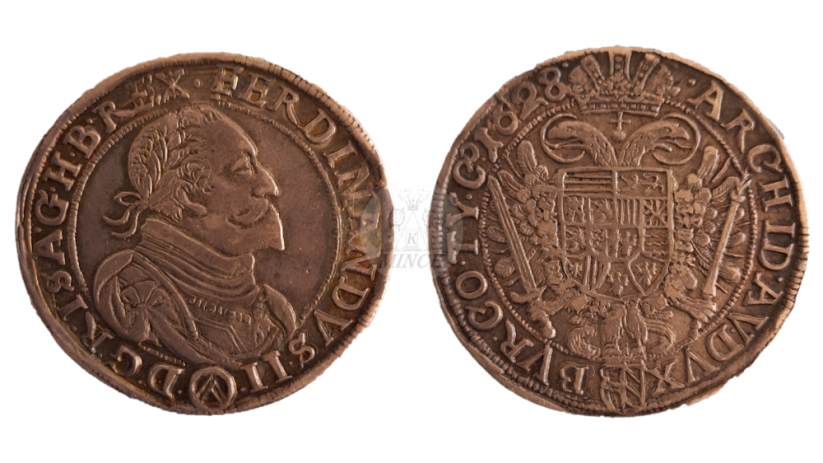 1/2 tolar Ferdinand II. 1628 Vídeň