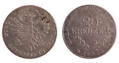 20 Krejcar 1809 Tyroly František I.