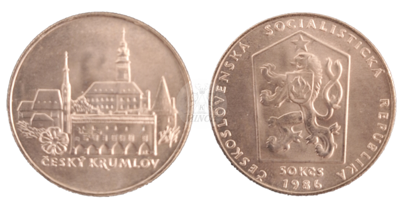 50 Kčs 1986 městská památková rezervace Český Krumlov 