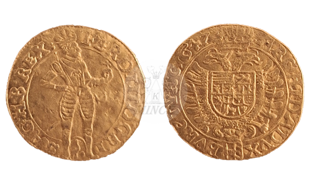 Dukát Ferdinand III. 1647 Vídeň