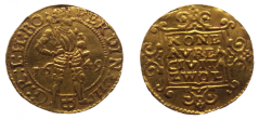 Dukát Zwolle 1649, s titulem Ferdinanda III.