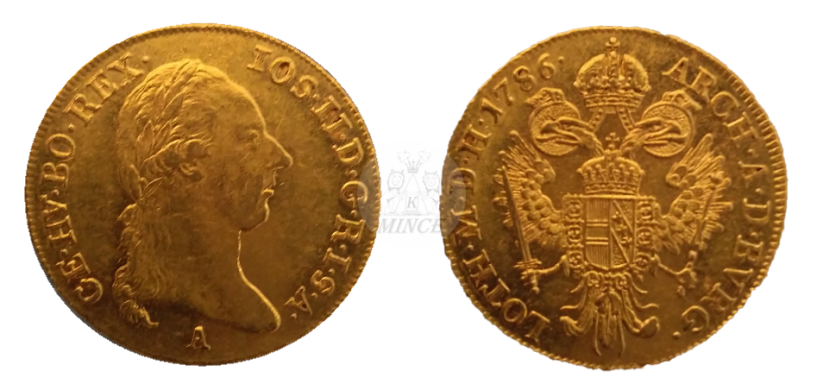 Dukát Josef II. 1786 A (Vídeň)