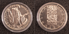 200 Kč 1996 Dvousté výročí narození Jean-Baptiste Gaspard Deburau