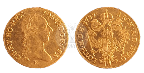 Dukát Josef II. 1789 E, Karlsburg