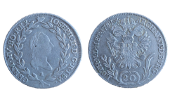 20 krejcar Josef II. 1783 B Kremnica
