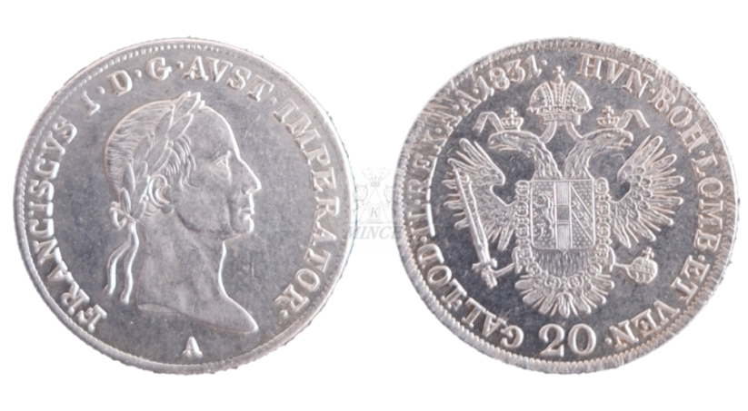 20 krejcar 1831 A