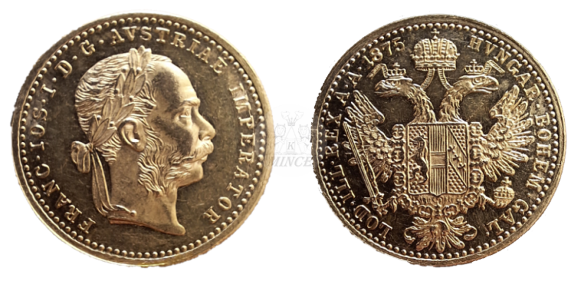Dukát František Josef I. 1875 bz.