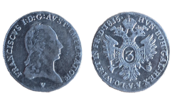 3 krejcar František I. 1815 V Benátky