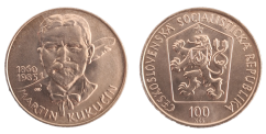 100 Kčs 1985 125. výročí narození Martina Kukučína