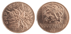 25 Kčs 1969 25. výročí Slovenského národního povstání