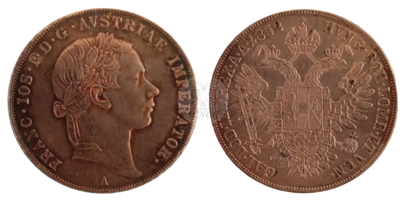 Spolkový tolar 1852 A 