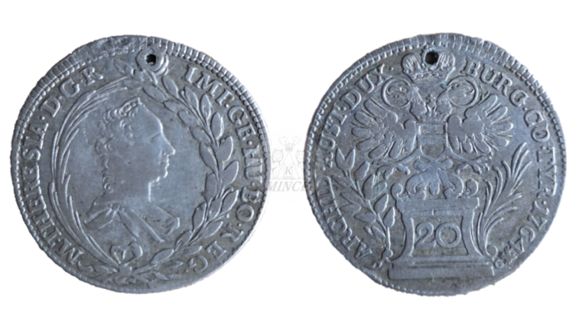 20 krejcar Marie Terezie 1764 Vídeň