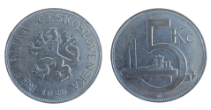 5 Kč 1929 5 Kč 1929
