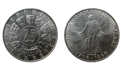 25 schilling 1956 Mozart