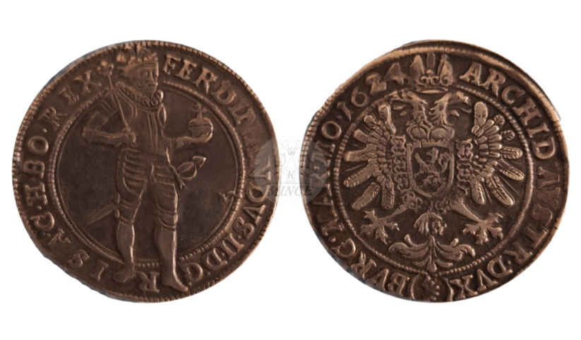 1/2 tolar 1624 Ferdinand II.