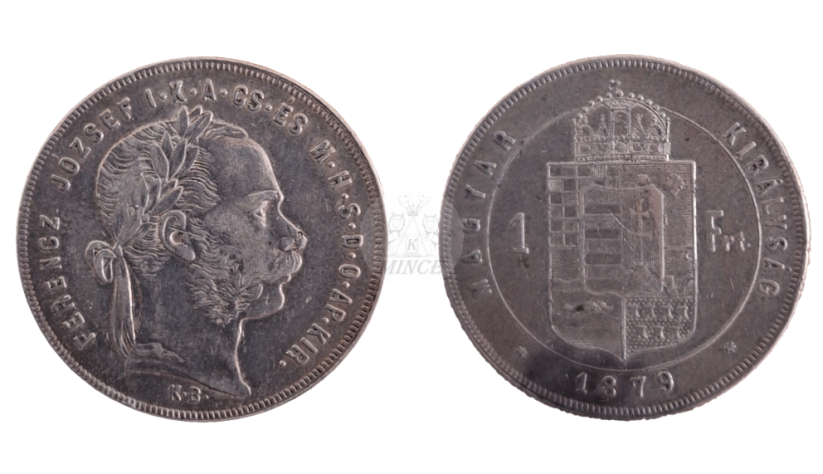 Forint 1879 KB František Josef I. 