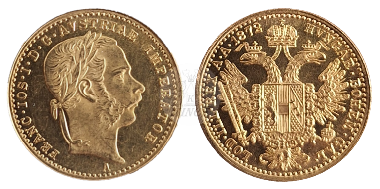 Dukát František Josef I. 1872 A