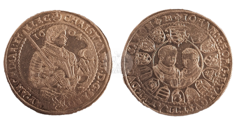 Tolar Christian II. 1604 