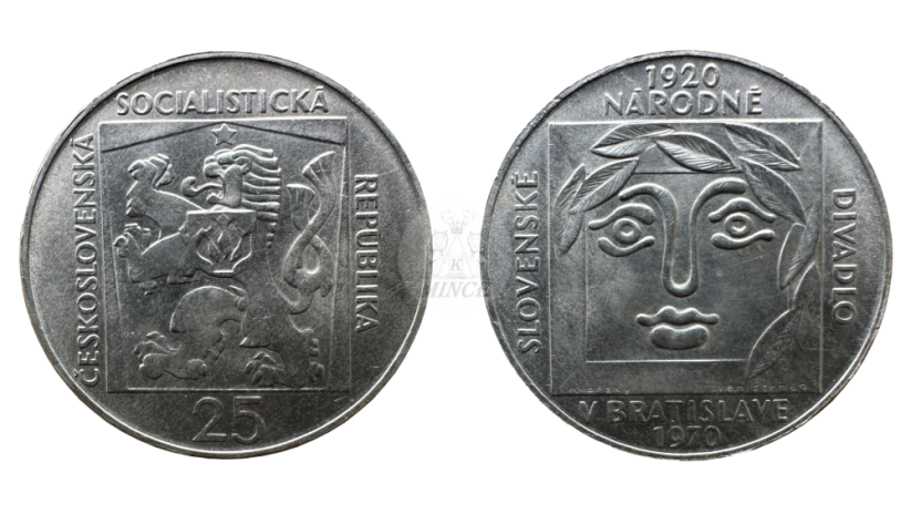 25 Kčs 1970