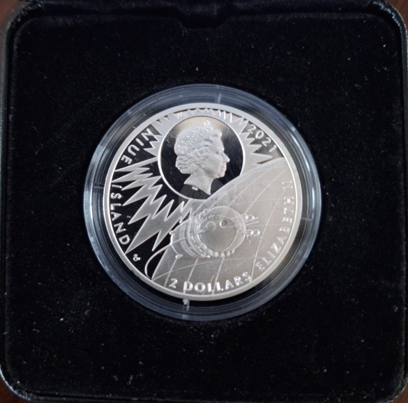 Stříbrná mince První člověk ve vesmíru 2021 PROOF