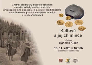 Přednáška: Keltové a jejich mince - knihovna Kroměříž