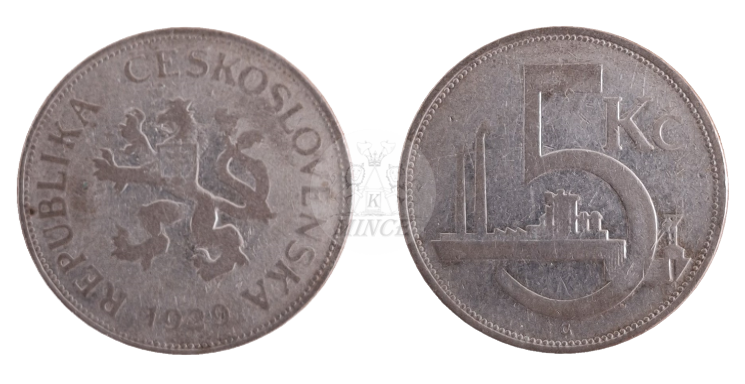 5 Kč 1929