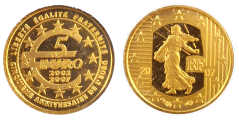 5 Euro 2007 Francie 5. výročí eura 5 Euro 2007 Francie 5. výročí eura