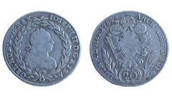 20 krejcar Josef II. 1785 F Hall