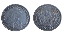 XVII krejcar František I. Štěpán Lotrinský 1751 KB