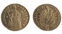 Dukát Marie Terezie 1754 KB 