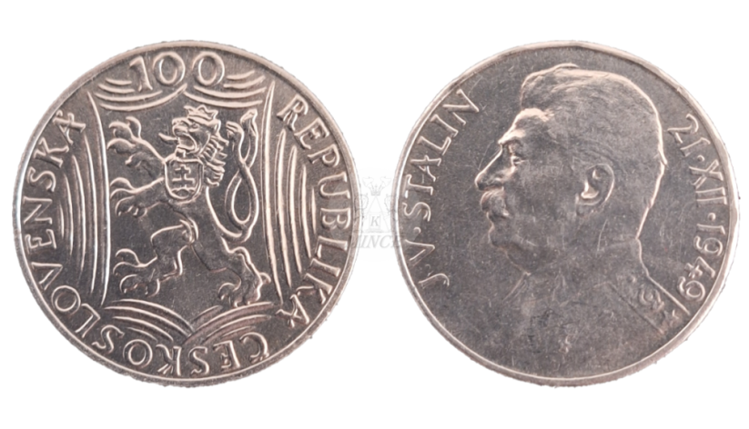 100 Kčs 1949 J. V. Stalin