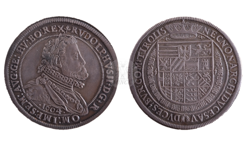 tolar 1604 Rudolf II.