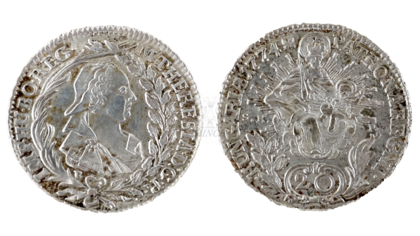 20 krejcar Marie Terezie 1774 B