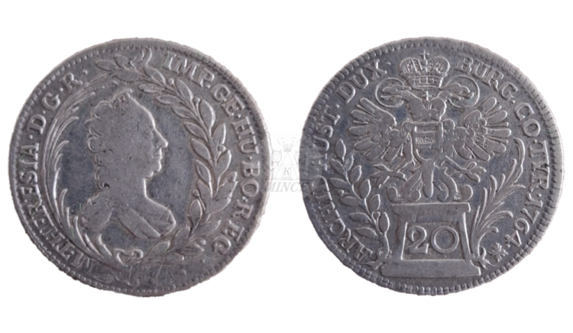 20 krejcar 1764 Vídeň